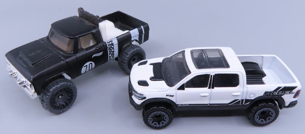 Hot Wheels DODGE Trucks LOT 2020 Ram 1500 Rebel '70 Dodge Power Wagon 1:64 Loose